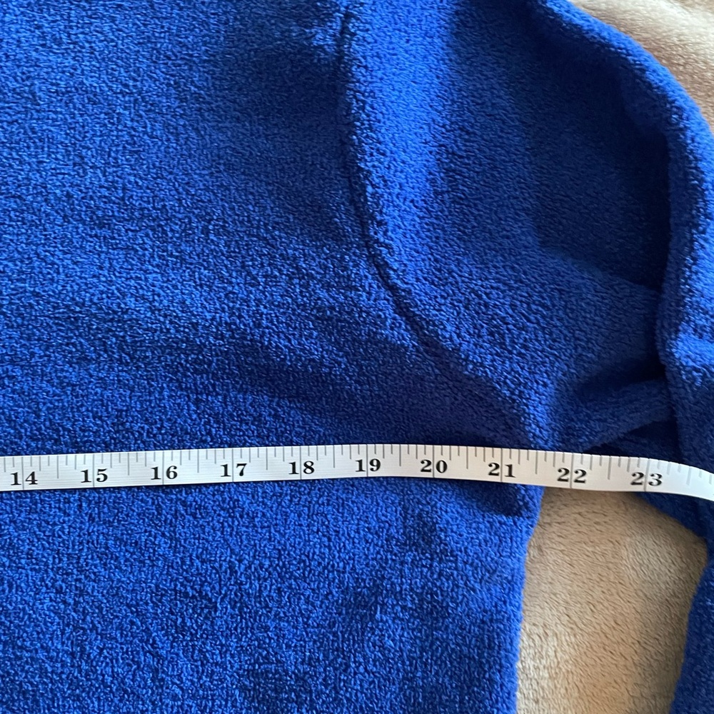 Blue Women's Chenille Sweater Size Large - Picture 5 of 6